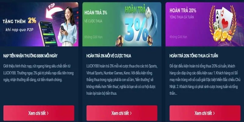 Hình ảnh về các chương trình khuyến mãi độc quyền cho thành viên VIP
